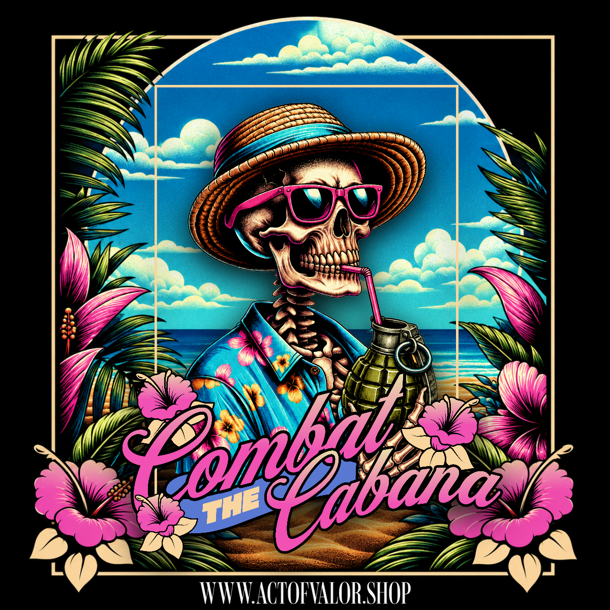 „Combat the Cabana – Summer Edition“ ActofValor T-Shirt