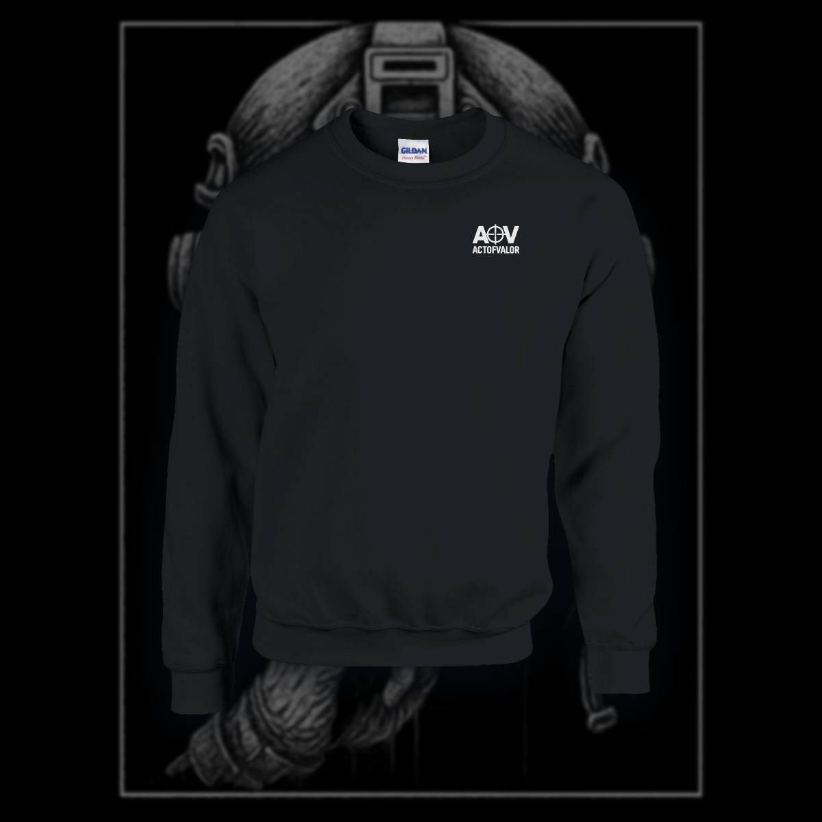 "Night Reveals What Day Hides" Crewneck - ActofValor