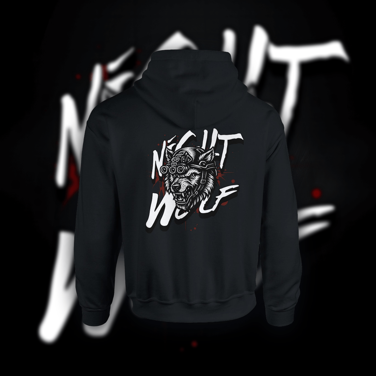 "Night Wolf" Hoodie - ActofValor