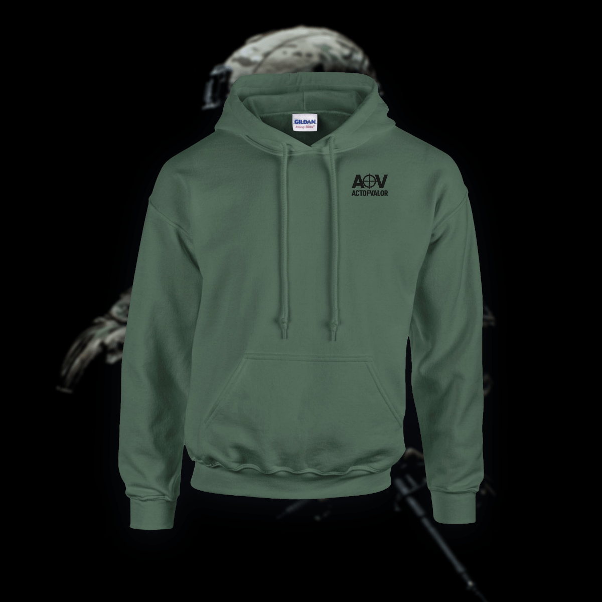 Zeige Haltung Hoodie - ActofValor - Unisex Outdoor Apparel - ActofValor