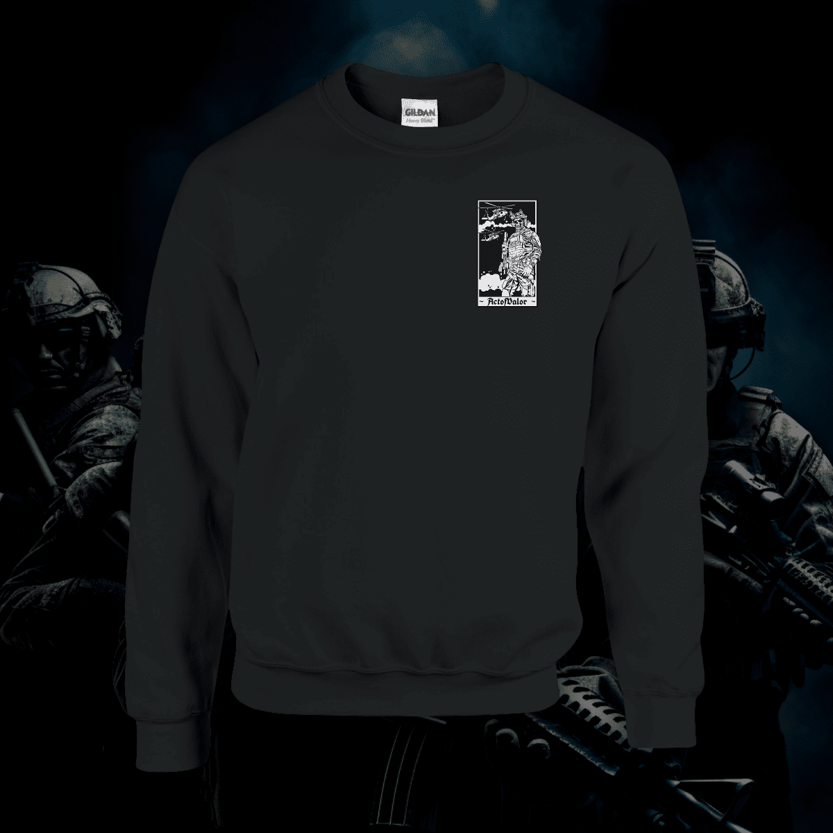 "LOYALTY • DUTY • RESPECT"Crewneck - ActofValor