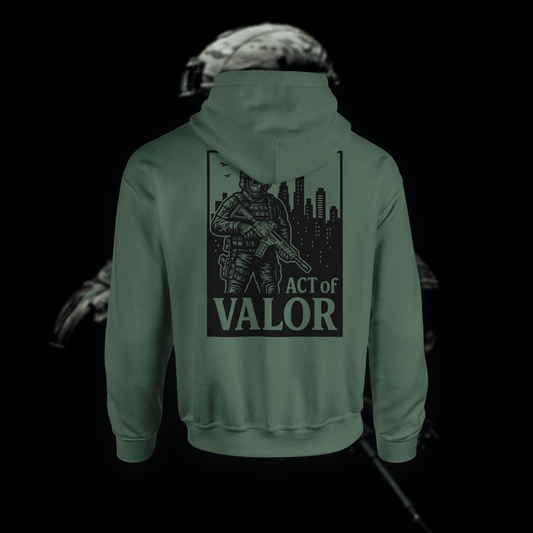 Zeige Haltung Hoodie - ActofValor - Unisex Outdoor Apparel - ActofValor